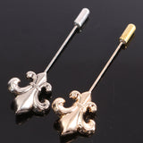 Golden French Lily (Fleur-de-lis) Lapel Pin - ShopFlairs