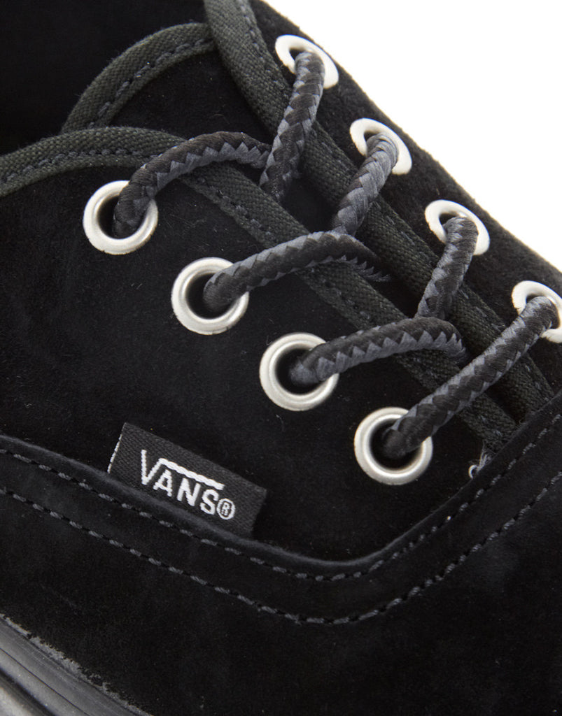 Grey vans sale black laces