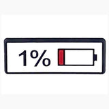 [Battery 1%] Enamel Brooch Pin