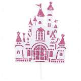 Pink 3D Castle Princess Castle, Pack of 1 Cake Topper