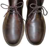 [Dark Brown] - Round Waxed Cotton Shoelaces - ShopFlairs