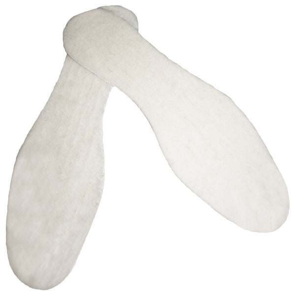 Lambswool Thin Insoles with Breathable Anti-Slip Latex Bottom - ShopFlairs