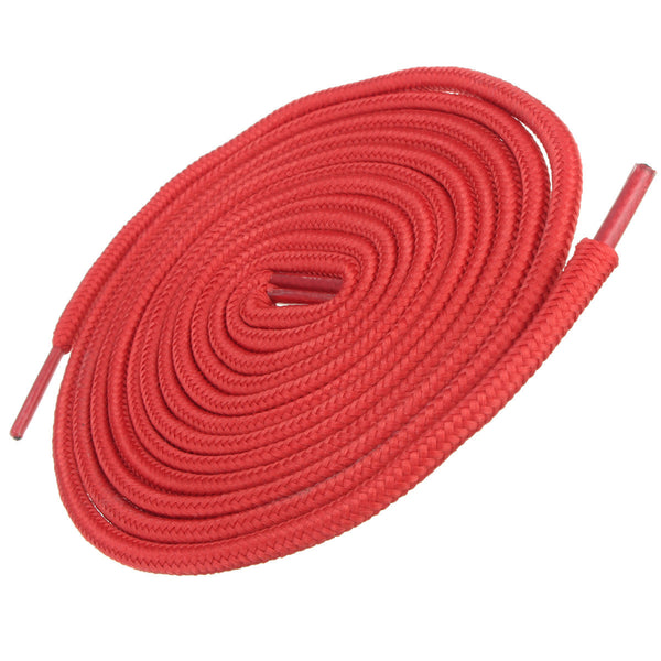 [Firebird Red] - Round Nylon Hiking Work Boot Shoelaces - ShopFlairs