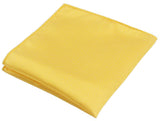 Golden Yellow [Diamond Shape Print] - Bow Tie and Pocket Square Matching Set - ShopFlairs