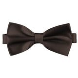 Bitter Chocolate [Silky Smooth] - Bow Tie and Pocket Square Matching Set - ShopFlairs