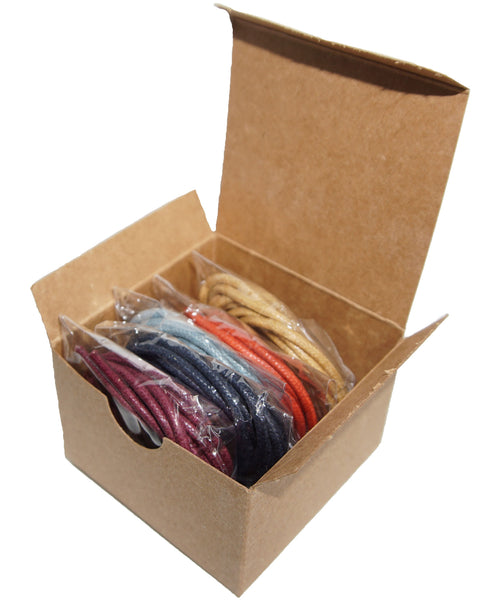 [Pandora Gift Box of 5] - Round Waxed Cotton Shoelaces - ShopFlairs