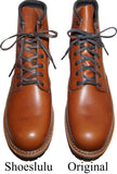 [Medium Brown] - Flat Waxed Cotton Shoelaces - ShopFlairs