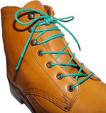 [Emerald Green] - Round Waxed Cotton Shoelaces - ShopFlairs