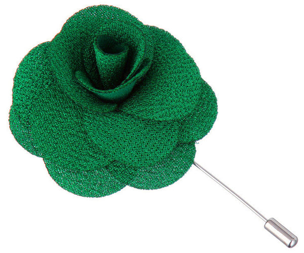 Fairway Green Begonia Lapel Pin - ShopFlairs