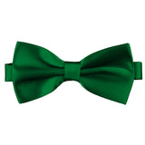 Forest Green [Silky Smooth] - Bow Tie and Pocket Square Matching Set - ShopFlairs
