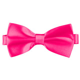 Fuchusia Pink [Silky Smooth] - Bow Tie and Pocket Square Matching Set - ShopFlairs