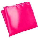 Fuchusia Pink [Silky Smooth] - Bow Tie and Pocket Square Matching Set - ShopFlairs