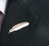 Silver Feather of Truth Lapel Pin - ShopFlairs