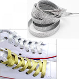 [Gold Glitter] - Flat Premium Shoelaces