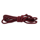 [Midnight Black / Red Devil] 35-36" Round Hiking Shoelaces for Vans - ShopFlairs