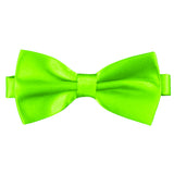 Harlequin Green [Silky Smooth] - Bow Tie and Pocket Square Matching Set - ShopFlairs
