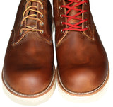 [Firebird Red] - Round Nylon Hiking Work Boot Shoelaces - ShopFlairs