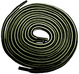 [Midnight Black / Sage Green] 35-36" Round Hiking Shoelaces for Vans - ShopFlairs