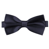Midnight Purple [Silky Smooth] - Bow Tie and Pocket Square Matching Set - ShopFlairs