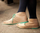 [Mint Green] - Round Waxed Cotton Shoelaces - ShopFlairs