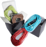 [Pandora Gift Box of 4] - Round Waxed Cotton Shoelaces - ShopFlairs