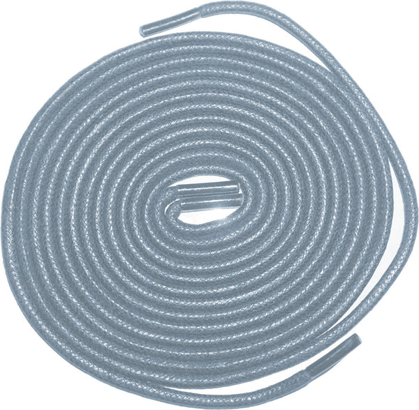 [Pewter Grey] - Round Waxed Cotton Shoelaces - ShopFlairs