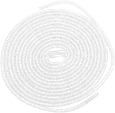 [Porcelain White] - Round Waxed Cotton Shoelaces - ShopFlairs