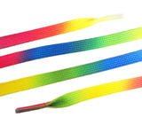 [Rainbow Pride] - Flat Premium Printed Shoelaces - ShopFlairs