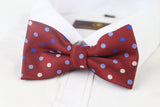 Ruby Red Polka Dots Bow Tie - [2017 Spring] - ShopFlairs