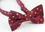 Ruby Red Polka Dots Bow Tie - [2017 Spring] - ShopFlairs