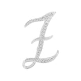 [Silver Initial Letter Z] Plated Metal Lapel Pin - ShopFlairs