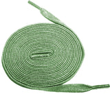 [Sage Green] - Flat Waxed Cotton Shoelaces - ShopFlairs