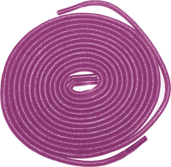 [Sharp Purple] - Round Waxed Cotton Shoelaces - ShopFlairs