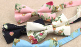 Midnight Black Floral Bow Tie - [2017 Spring] - ShopFlairs