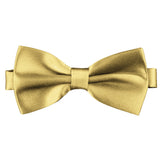 Vegas Gold [Silky Smooth] - Bow Tie and Pocket Square Matching Set - ShopFlairs
