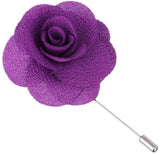Violet Purple Begonia Lapel Pin - ShopFlairs
