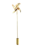 Golden Pinwheels Lapel Pin - ShopFlairs